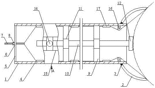 Obstetrical rupturing membrane device