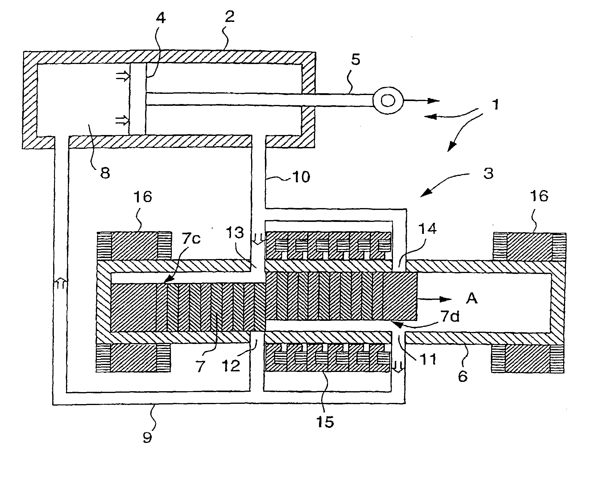 Electrohydraulic setting device