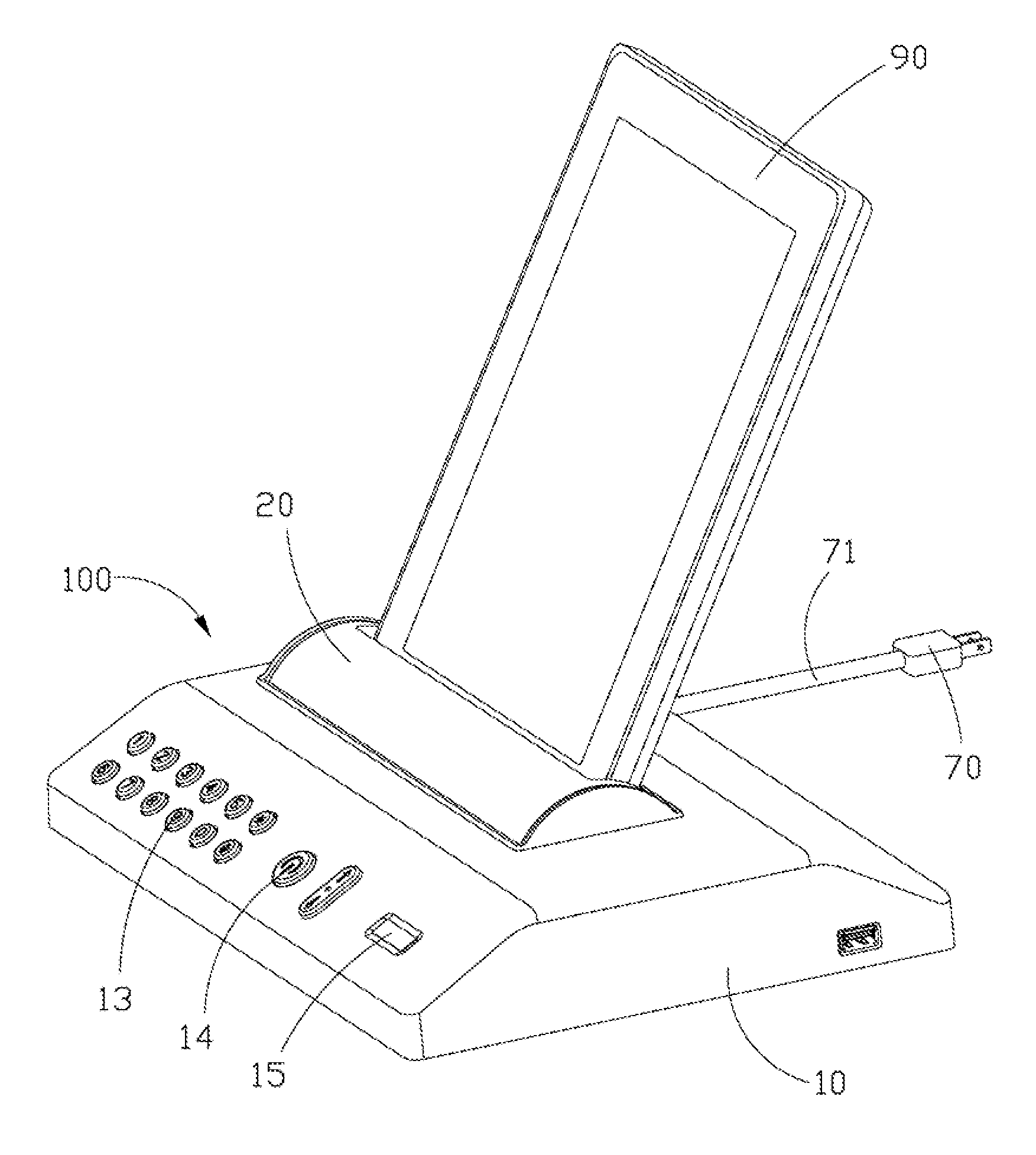 Charging assembly for electronic device