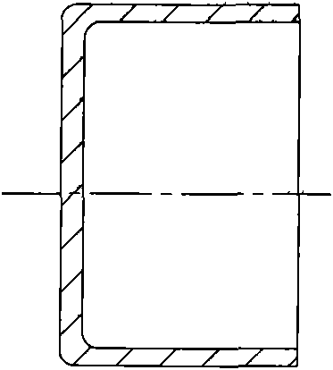 Blanking and drawing composite die for aluminium shell of capacitor