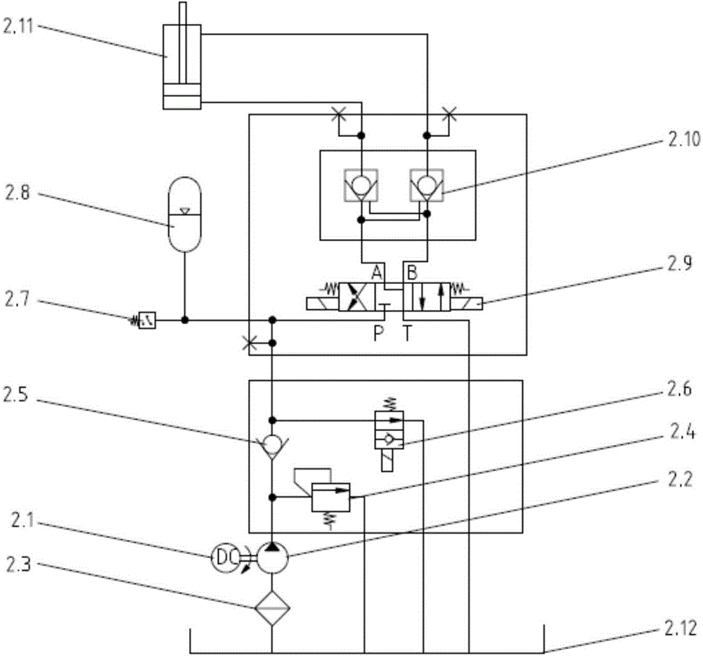 Elevator counterweight frame clamping and releasing device