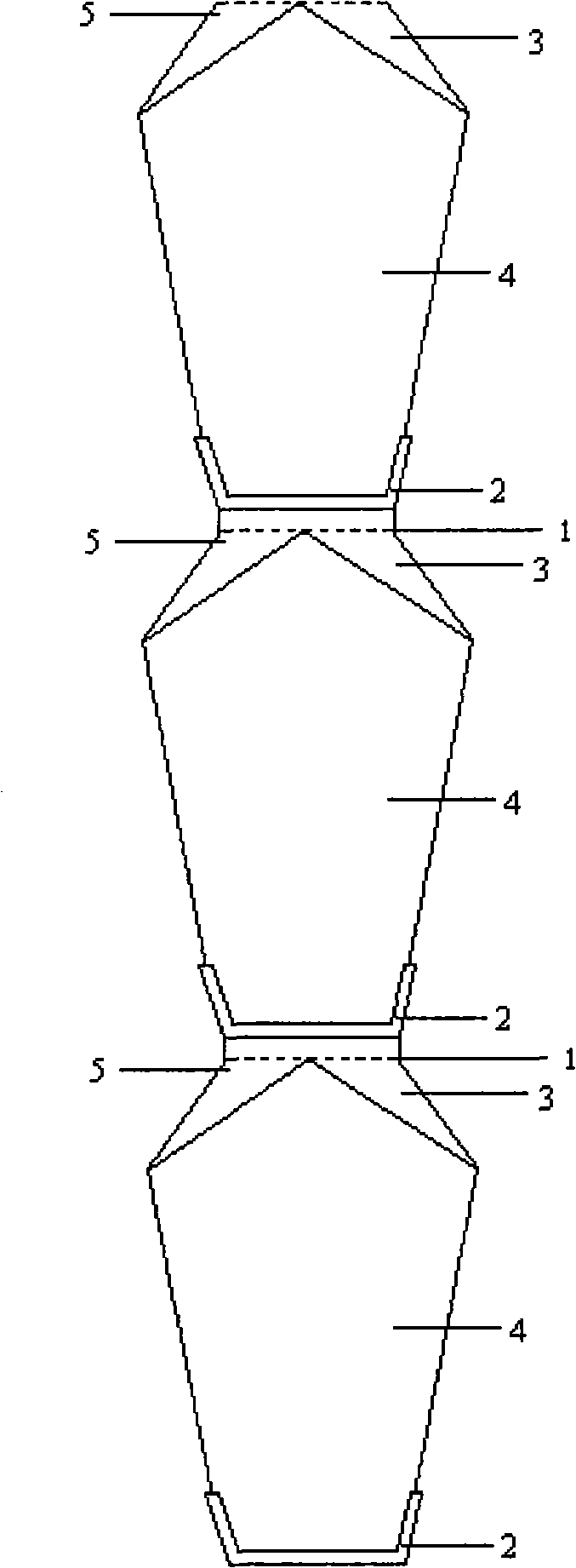 Waste bag and production method thereof