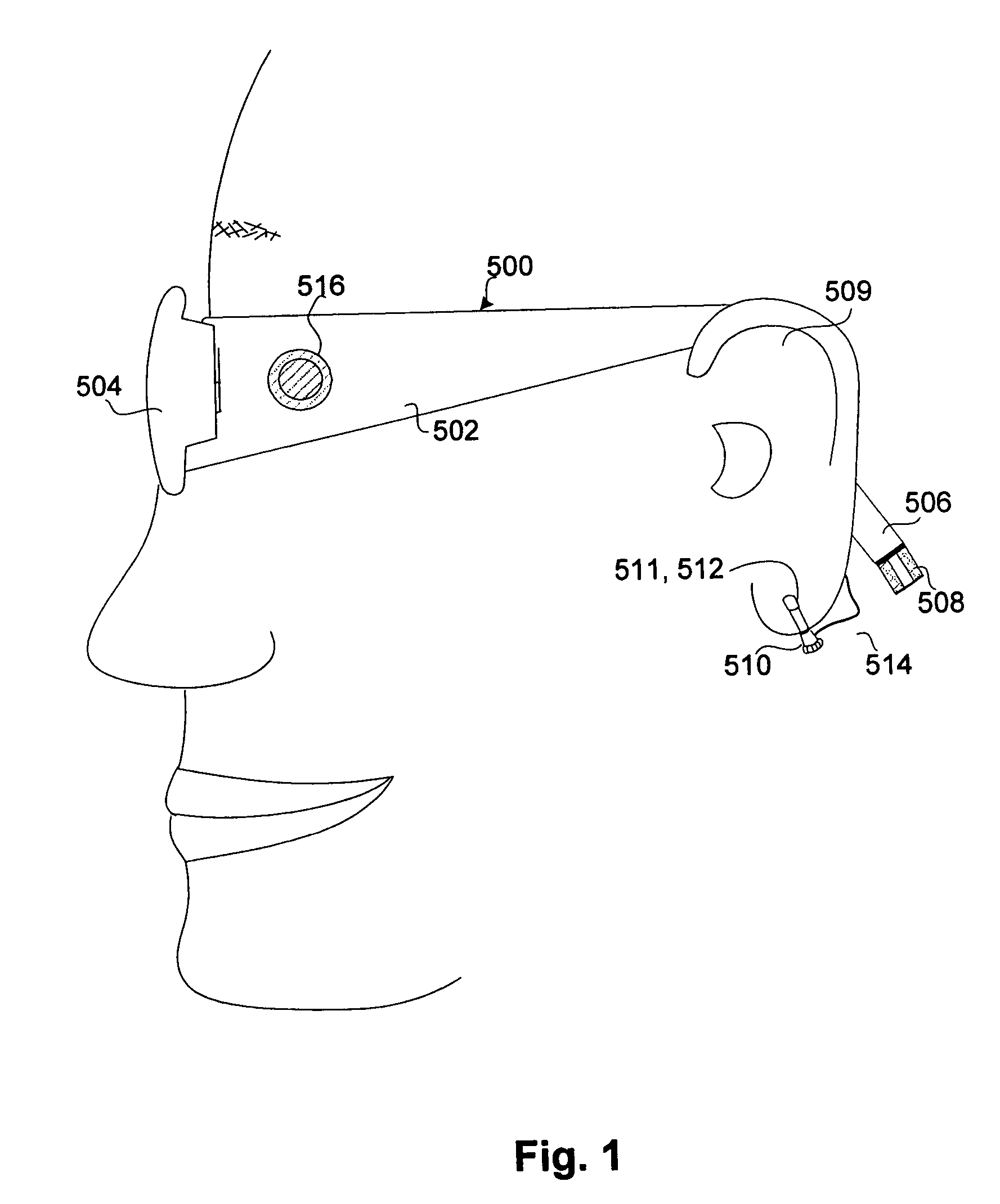 Eyeglasses with a heart rate monitor