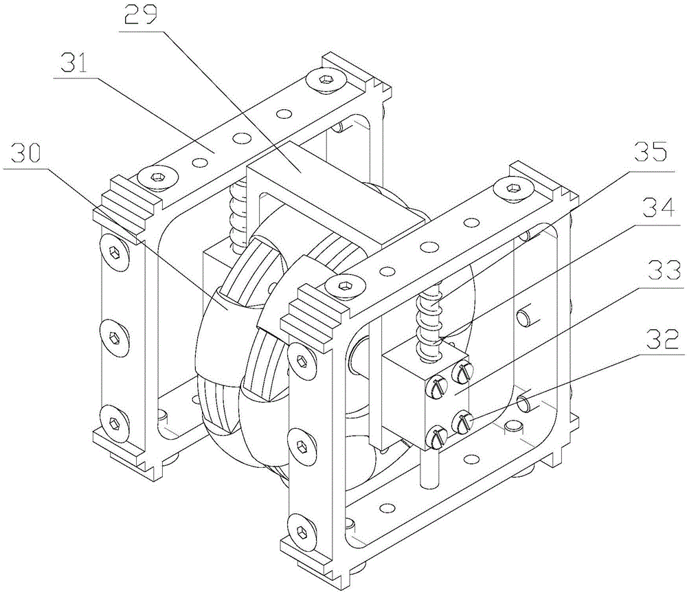 Magnetic-adsorption multifunctional flaw detection robot