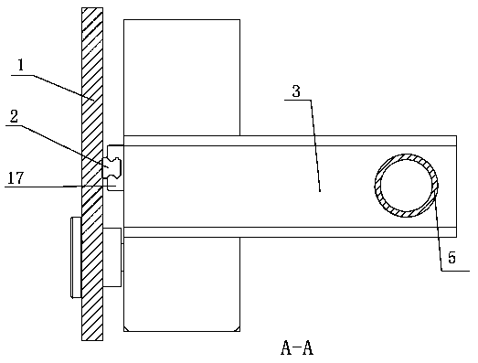 Synchronous clamping water passing device and working method thereof