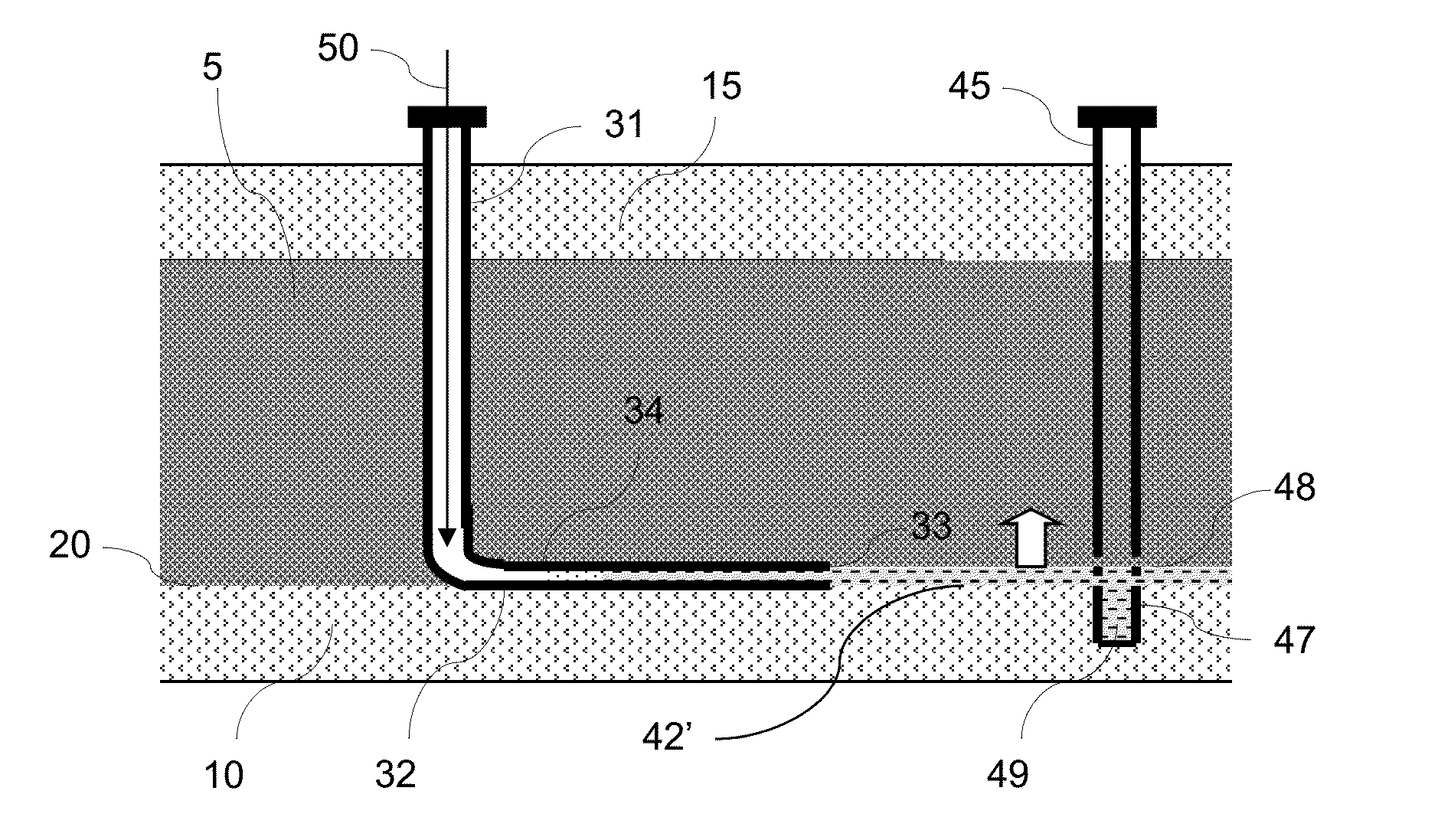 Multi-well solution mining exploitation of an evaporite mineral stratum