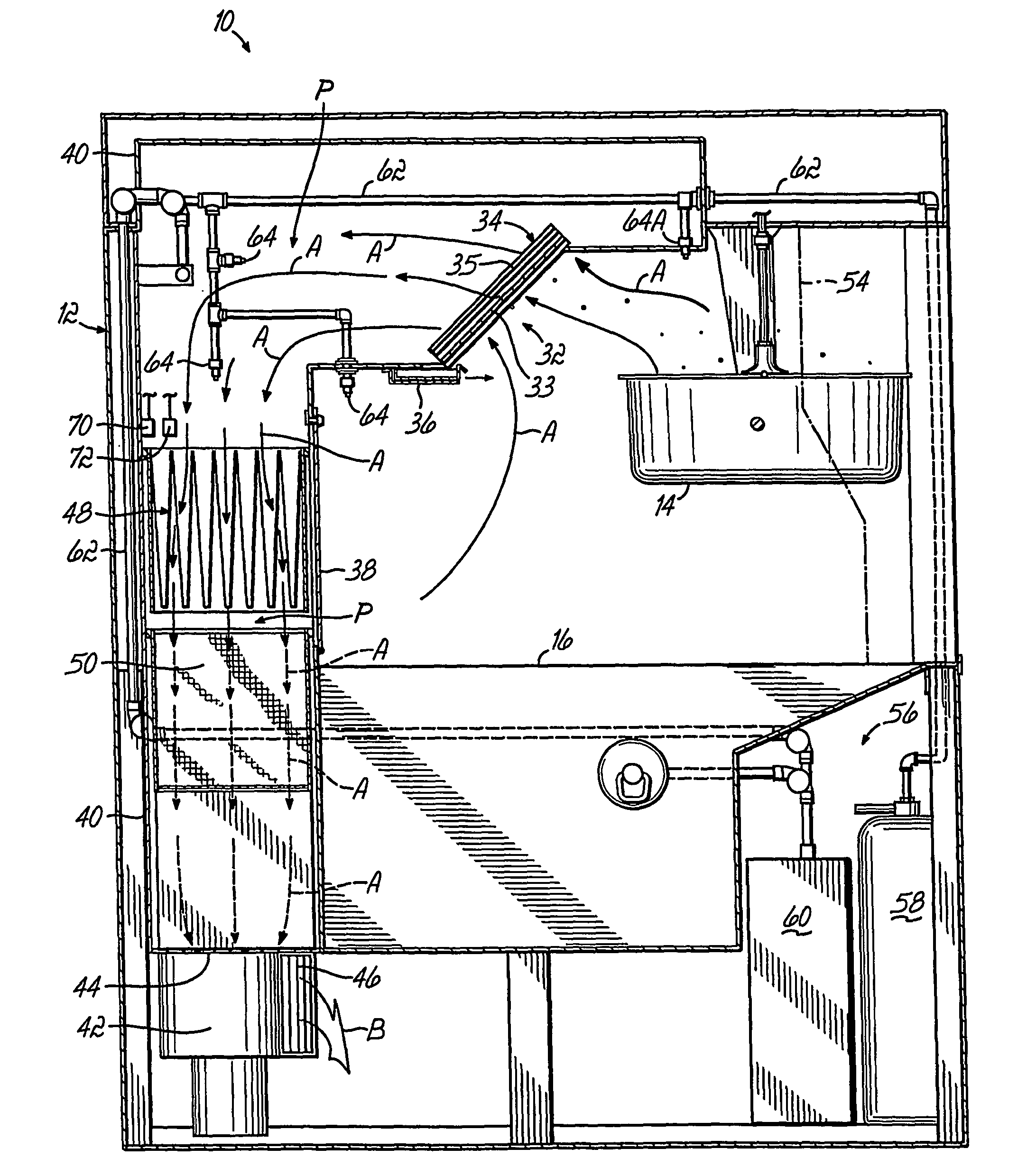 Self contained popcorn popper