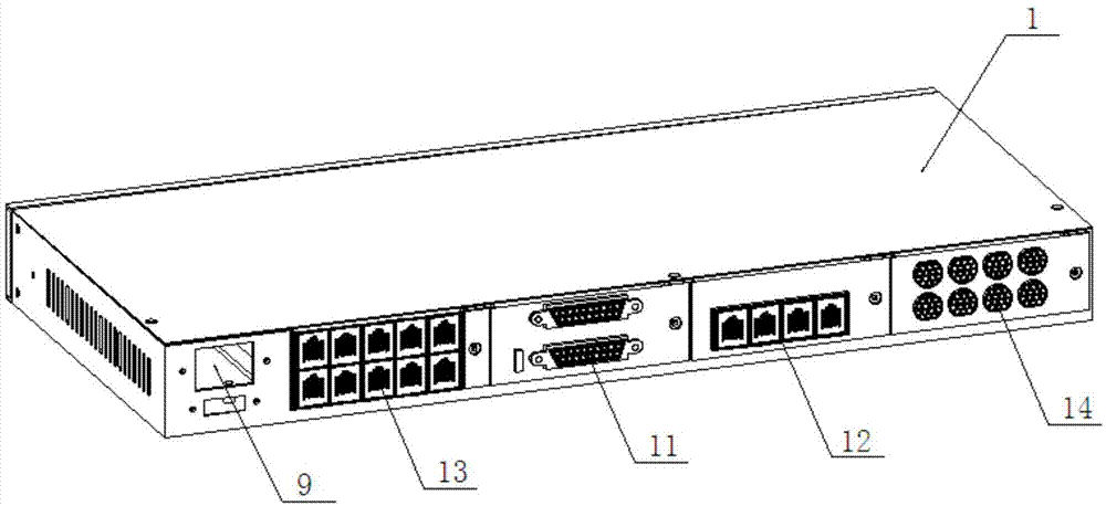 Environment acquiring control comprehensive system access device