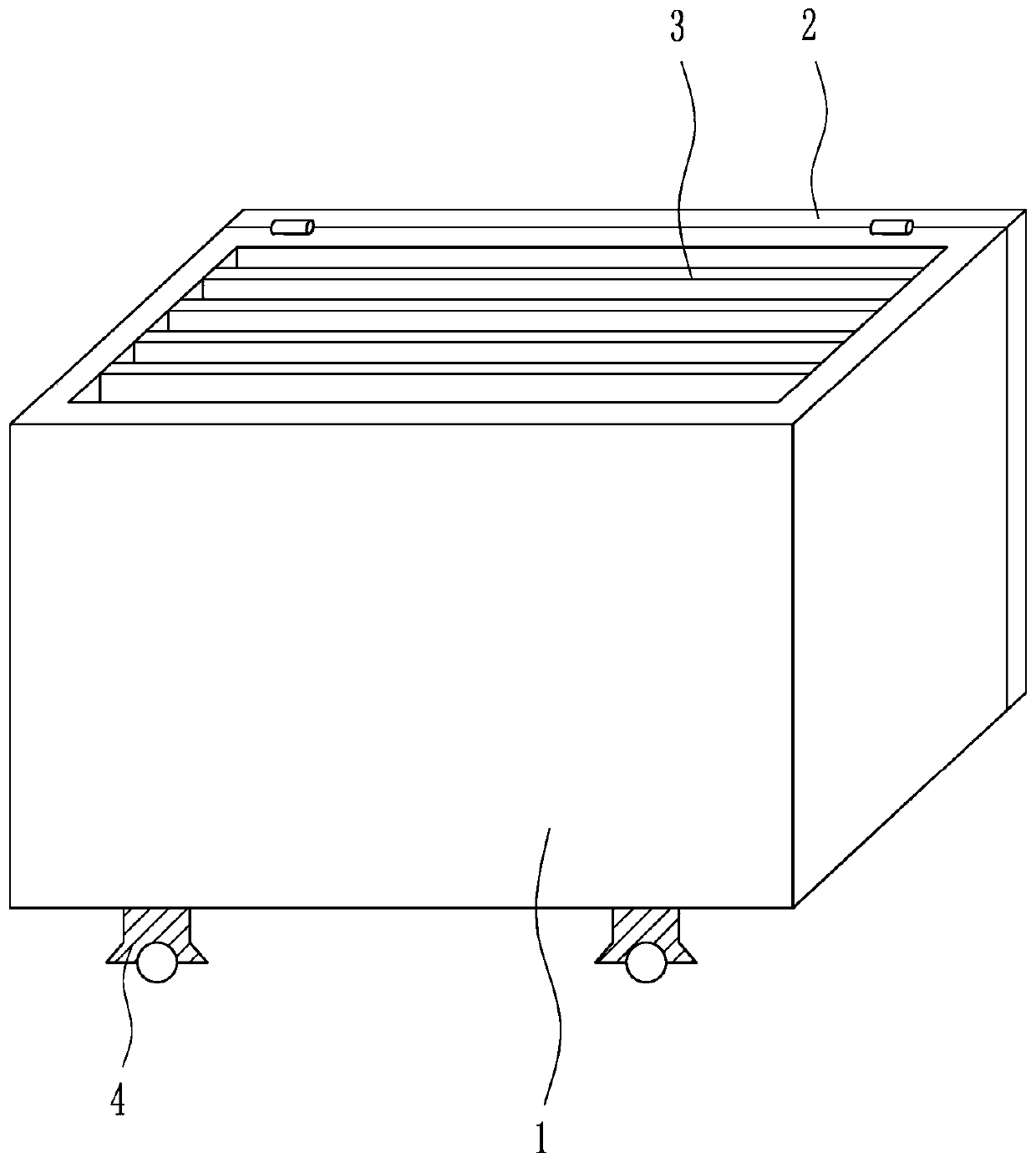 A transport box for led fluorescent tubes