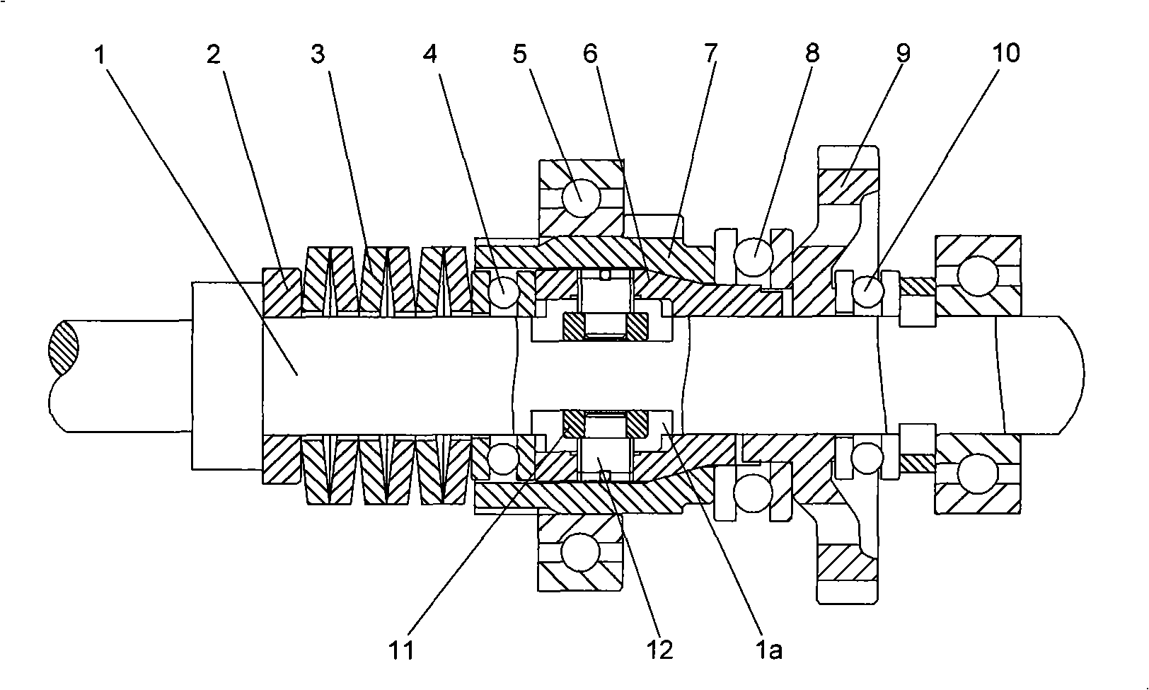 Double cam self-adapting automatic clutch