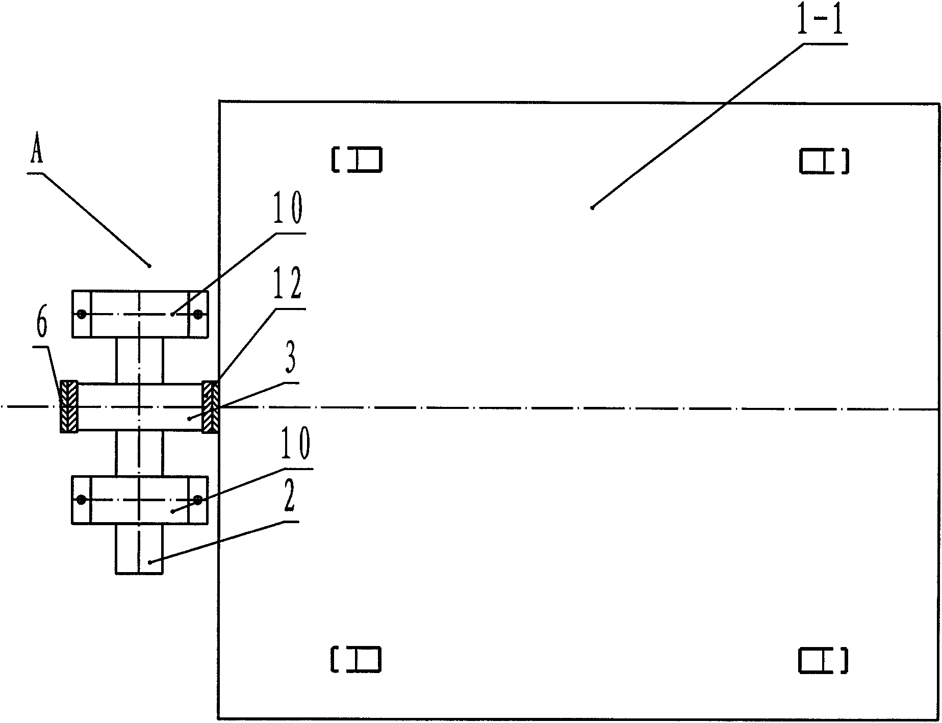 Transmission system for grate cooler, transmission structure and grate cooler