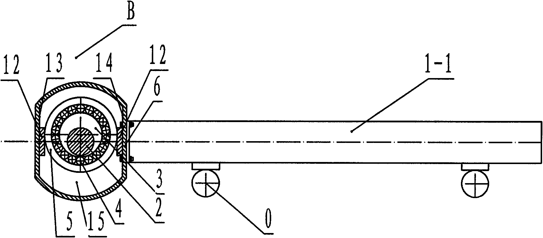 Transmission system for grate cooler, transmission structure and grate cooler