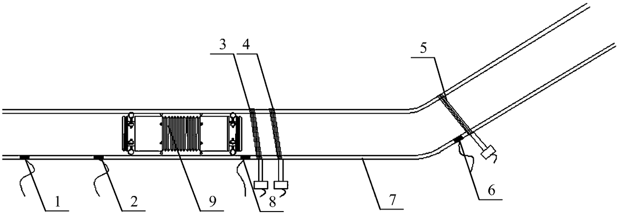 Cold-chain logistics pipeline electromagnetic accelerating and decelerating system and method