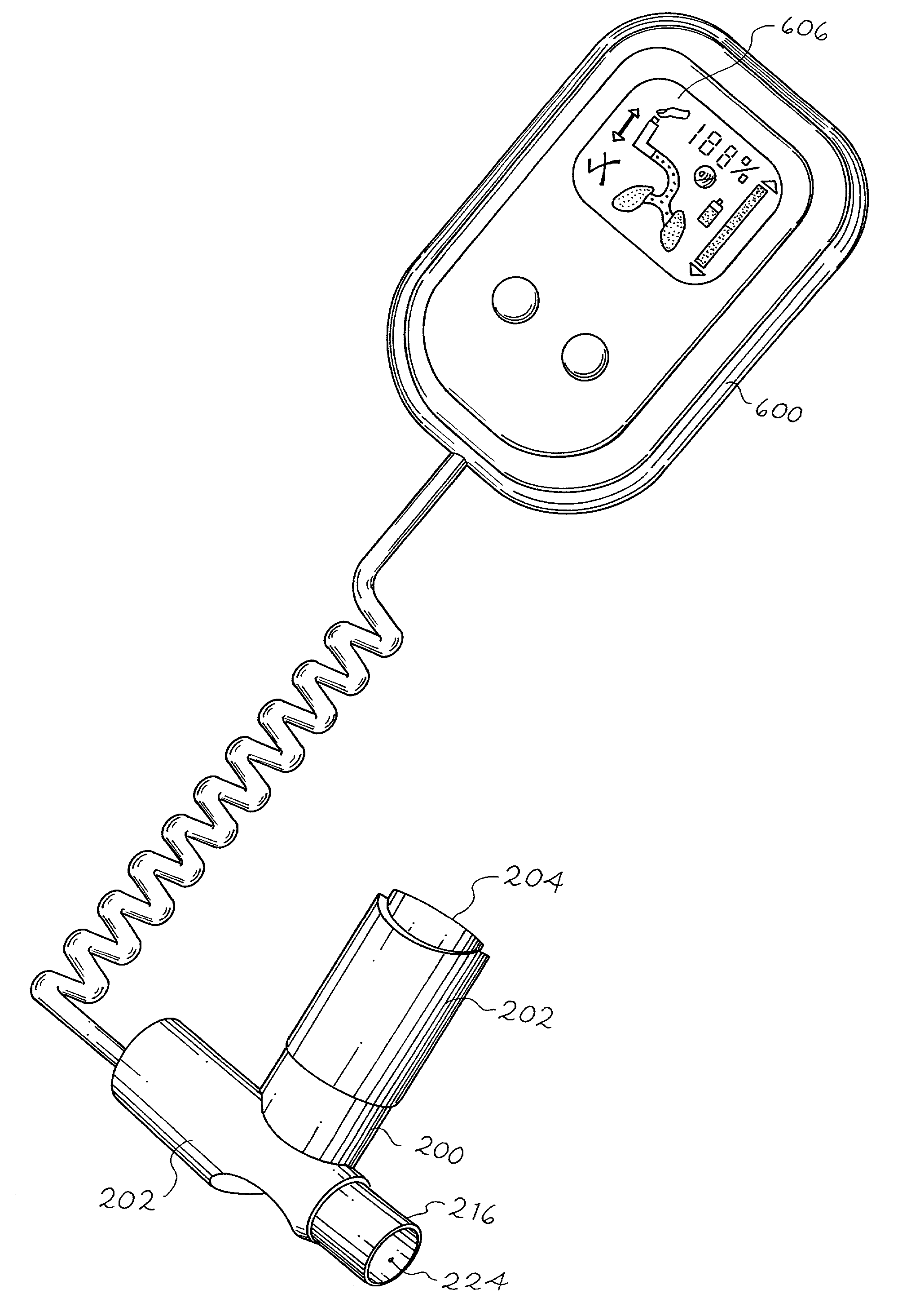 Aerosol dispensing inhaler training device