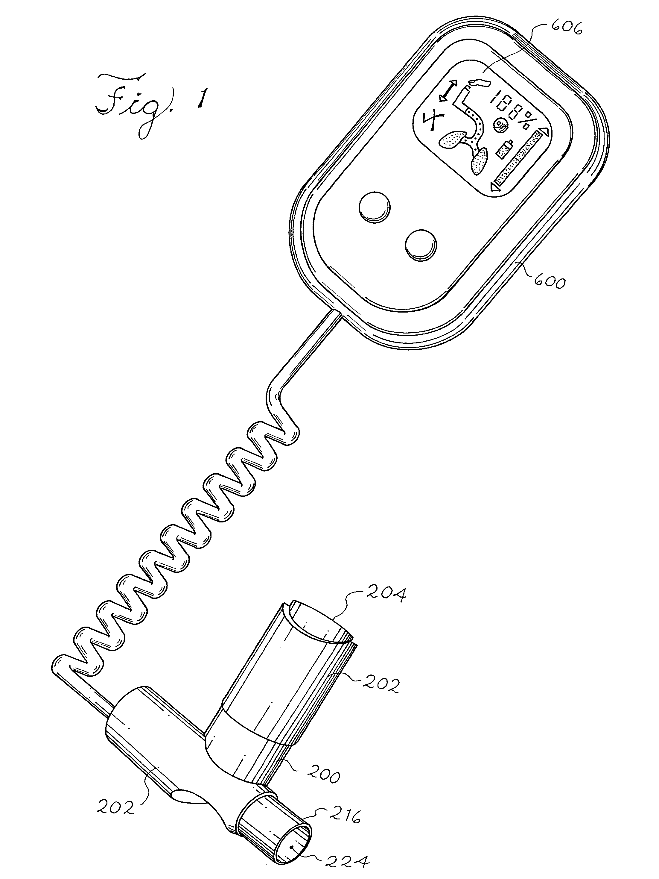 Aerosol dispensing inhaler training device