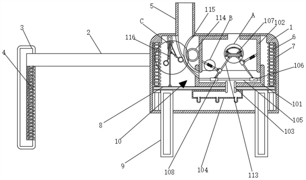 Glue extruding device for circuit installation box of solar photovoltaic panel