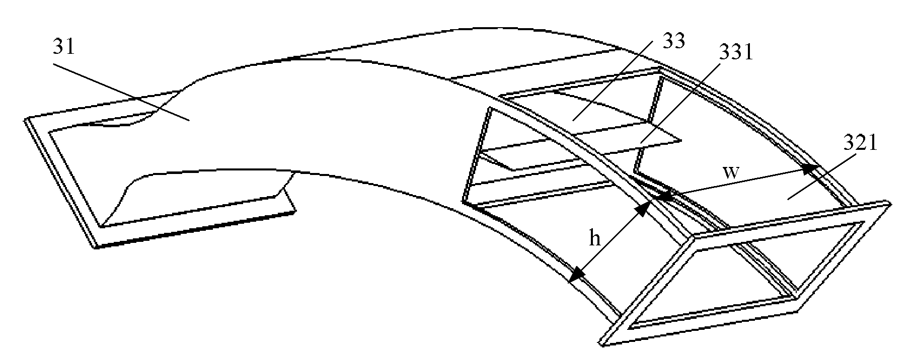 Supersonic free vortex mixing layer wind tunnel