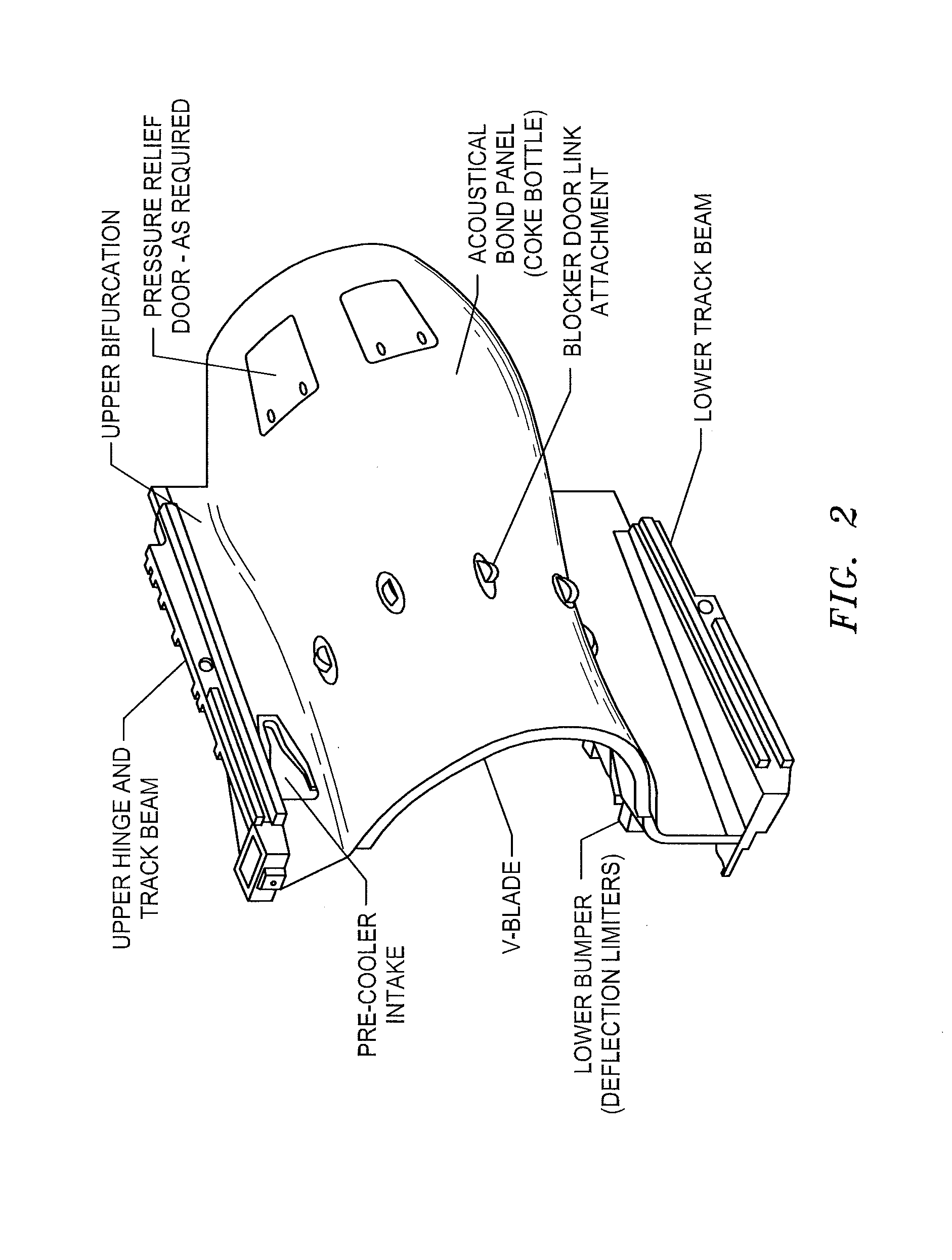 Hybrid inner fixed structure with metallic and composite construction