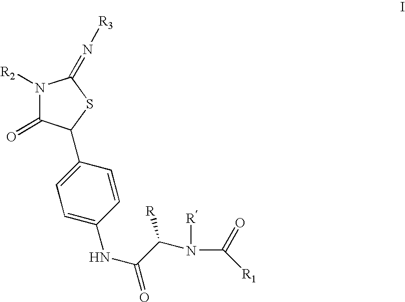 Iminothiazolidinones as inhibitors of HCV replication