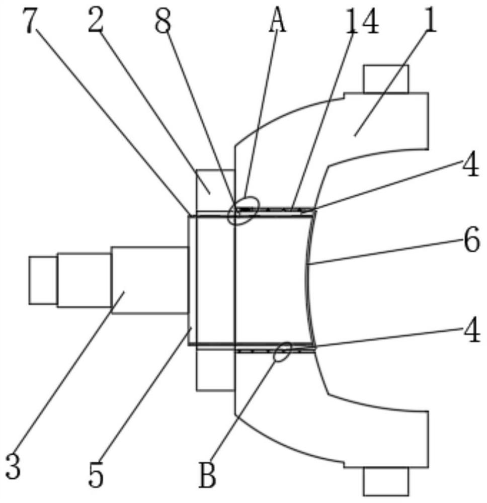 Cross-country vehicle steering knuckle