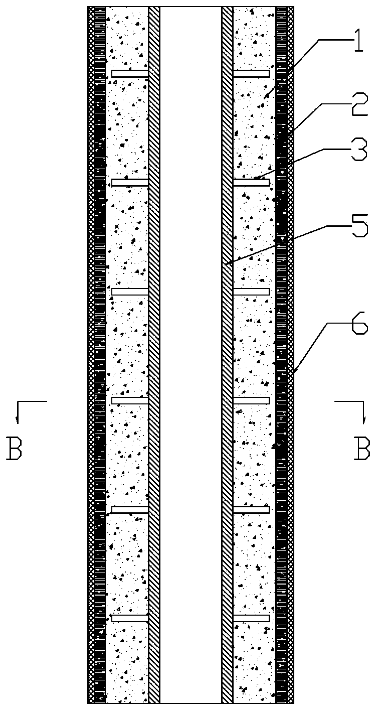 Furnace beam and vertical column fire-resistant thermal insulation lining structure of walking beam furnace for heating high-temperature oriented silicon steel and manufacturing method of structure