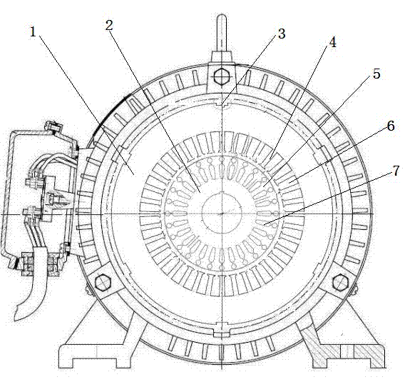 Ultra-energy-saving 18500W two-pole three-phase asynchronous electric motor