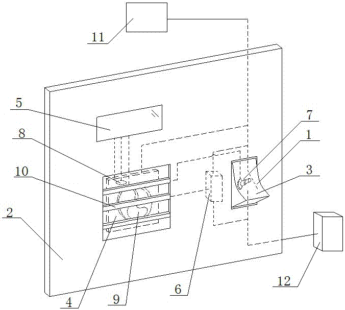 A dual-mode independent heat dissipation timing switch panel