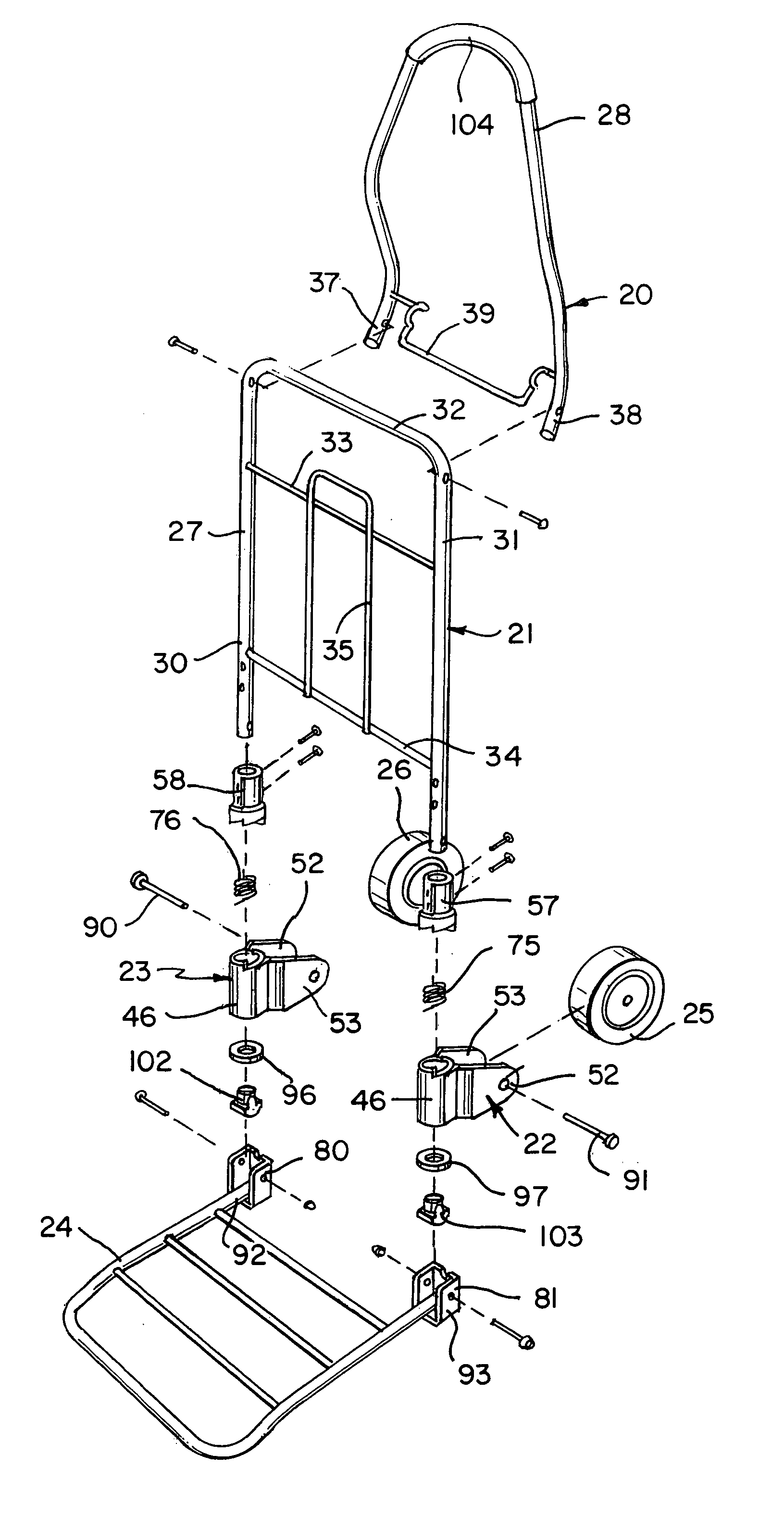 Portable luggage carts/carriers