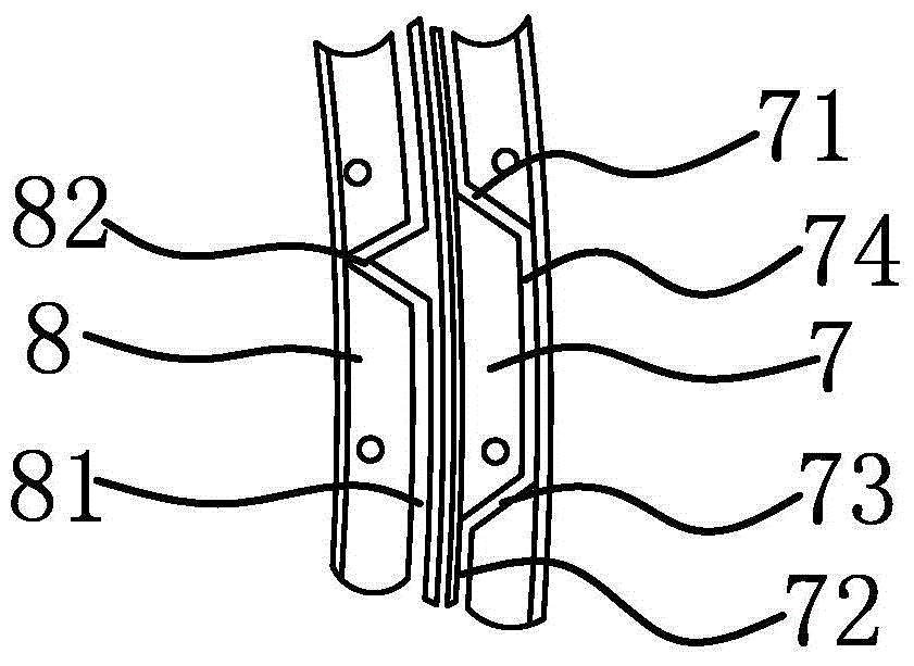 A double-side knitting and cropping integrated machine