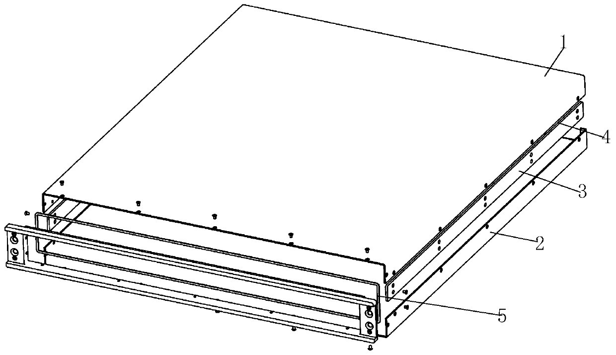 Electromagnetic compatibility shielding cavity of a KVM all-in-one machine