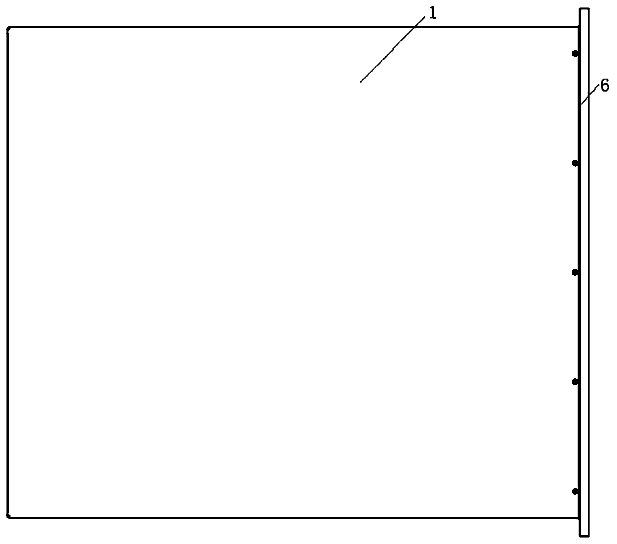 Electromagnetic compatibility shielding cavity of a KVM all-in-one machine