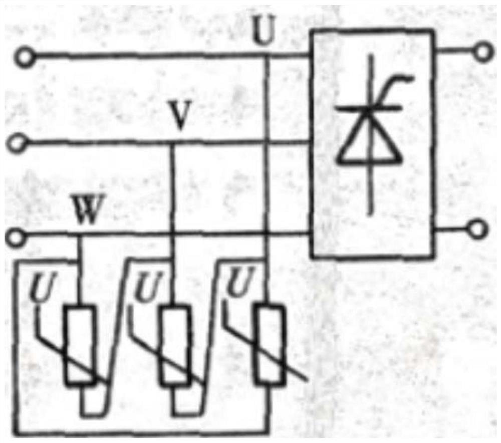 Pressure-sensitive component, pressure-sensitive component manufacturing method and overvoltage protection circuit