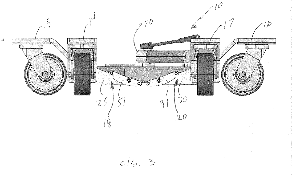 Aircraft recovery dolly