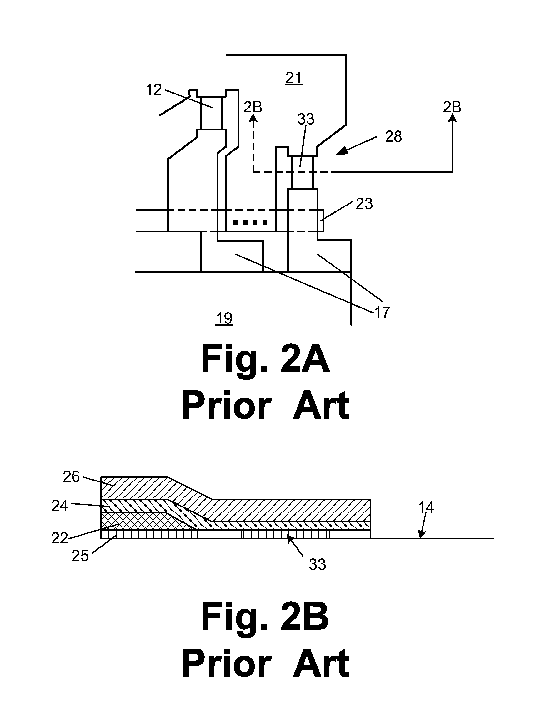 Printheads having improved heater chip construction