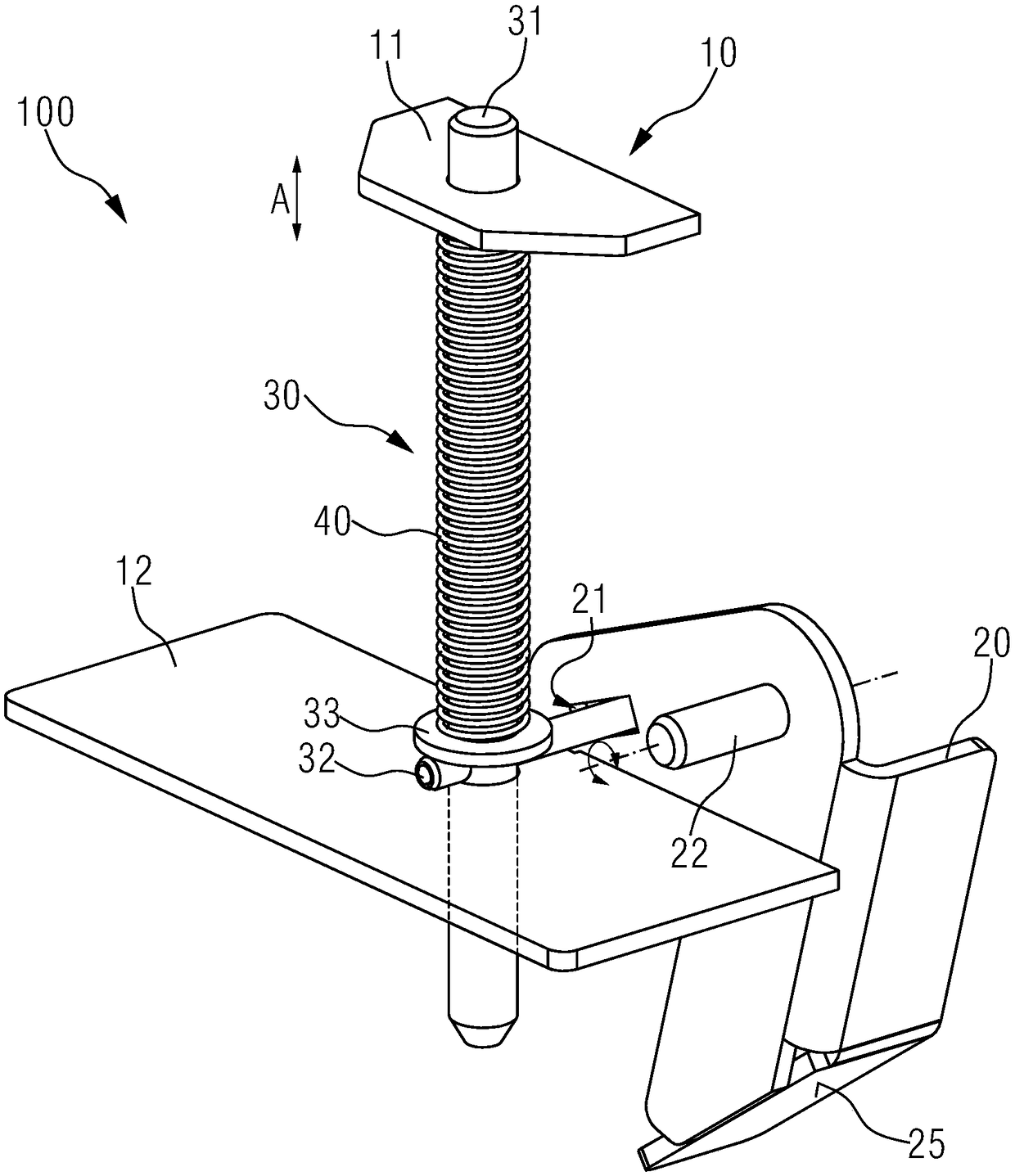 Self-locking device for switch cabinet valve mechanism, and switch cabinet