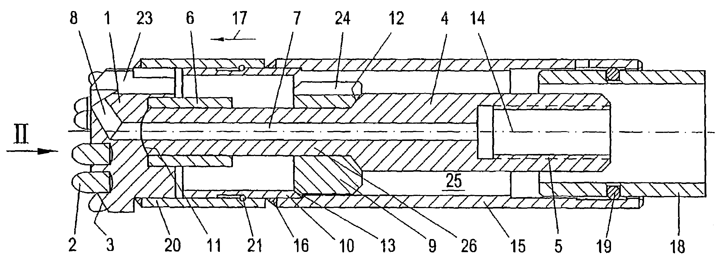 Method and device for the drilling of holes in ground or rocky material