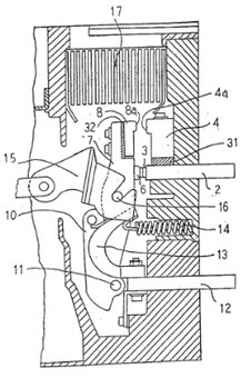 Static contact and switching device