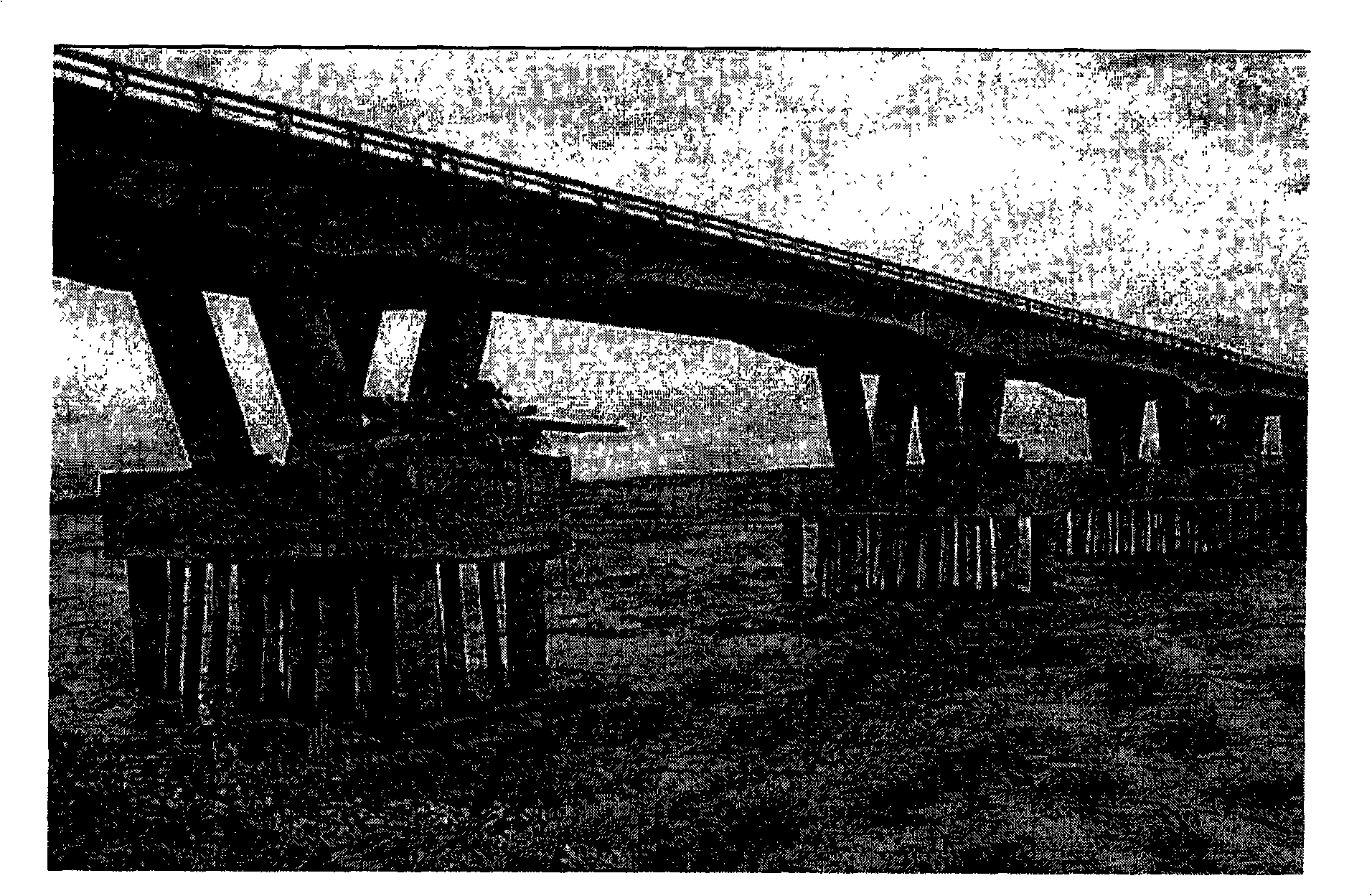 Monitoring device for monitoring river-bed scouring depth, remote automatic monitoring system and bridge