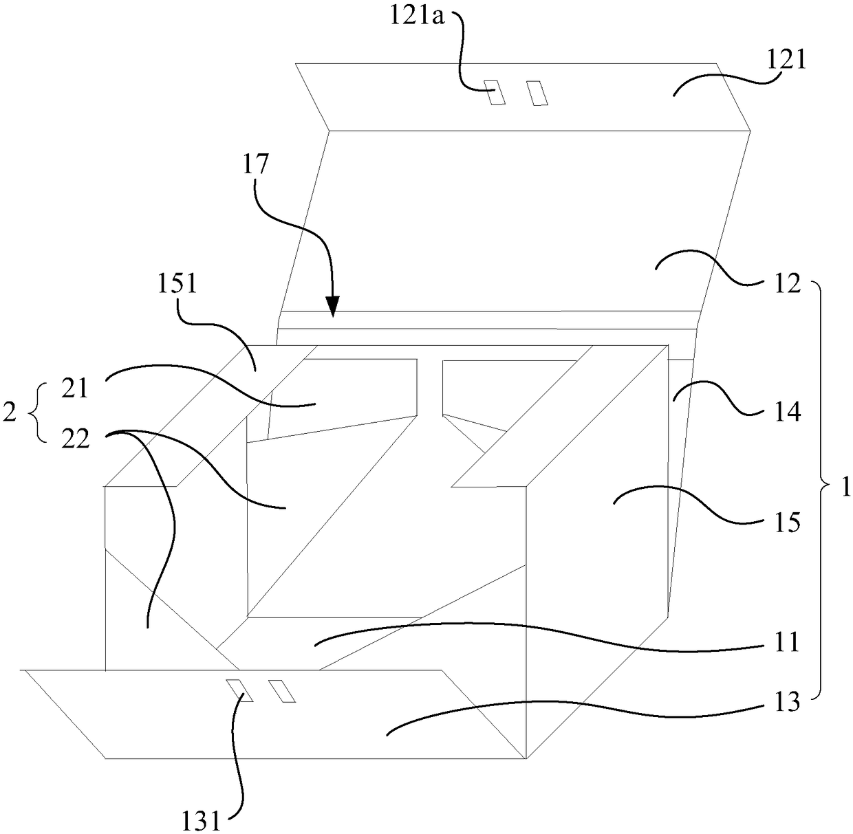 Folding express parcel box