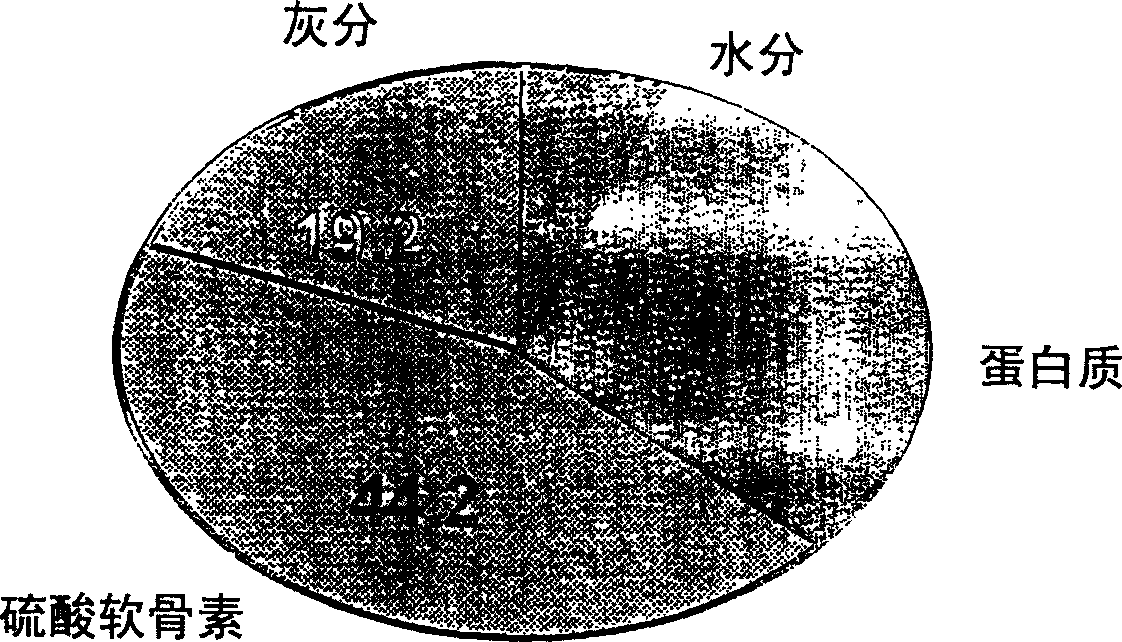 Proteoglycan isolated from cartilaginous fish and process for producing the same