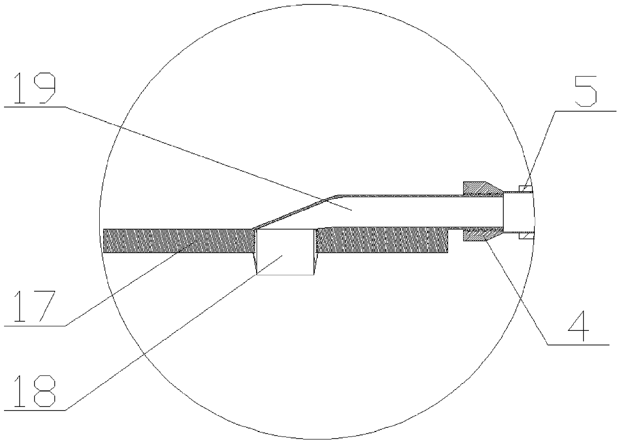 Glue injecting device for unit glass curtain wall and glue injection method of glue injecting device