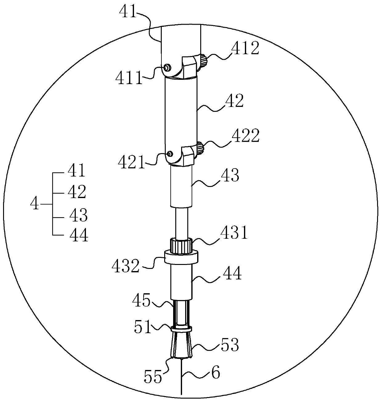 Acupuncture and moxibustion therapeutic instrument based on flat wrist and vertical finger acupuncture manipulation