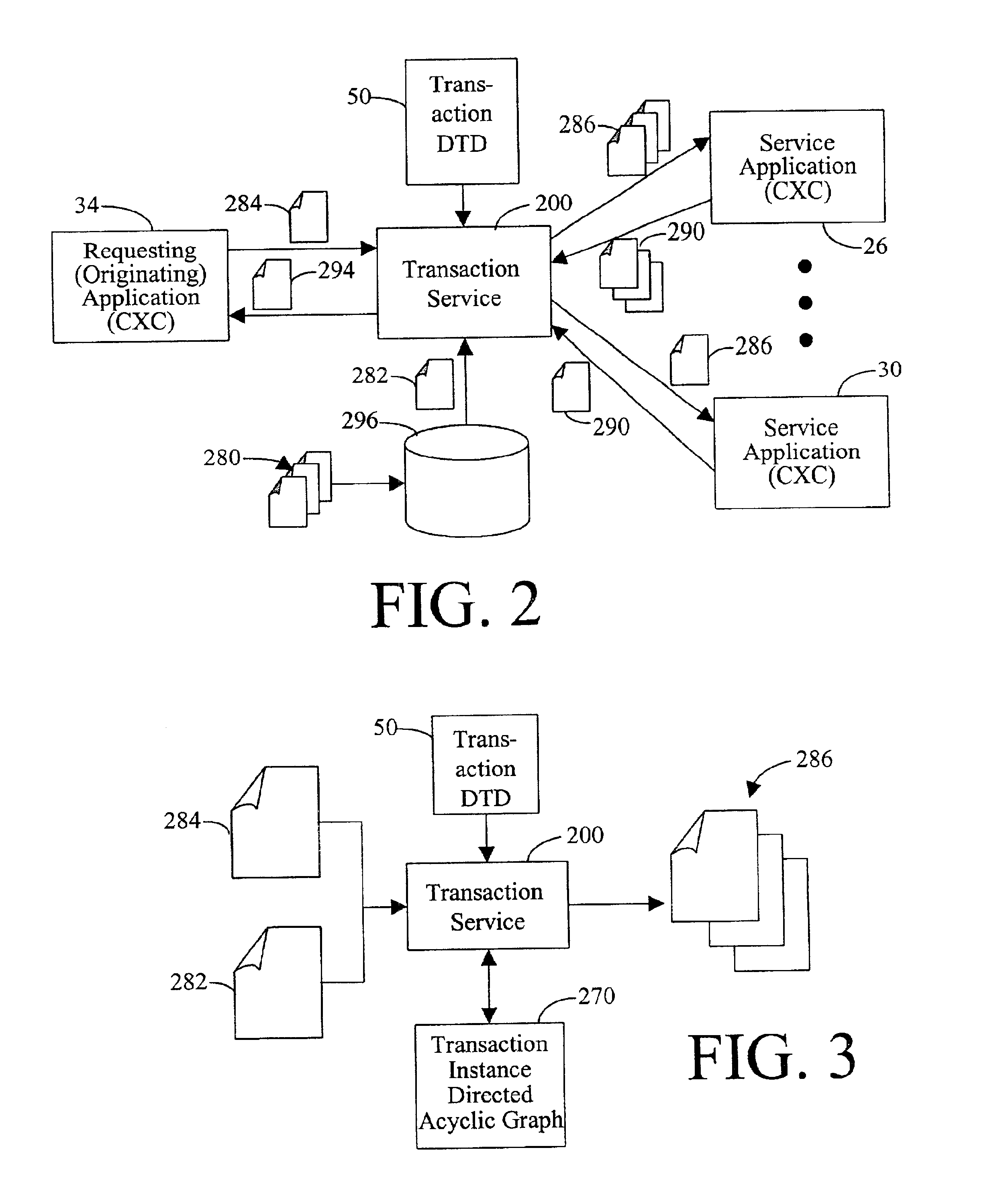 Transaction data structure for process communications among network-distributed applications