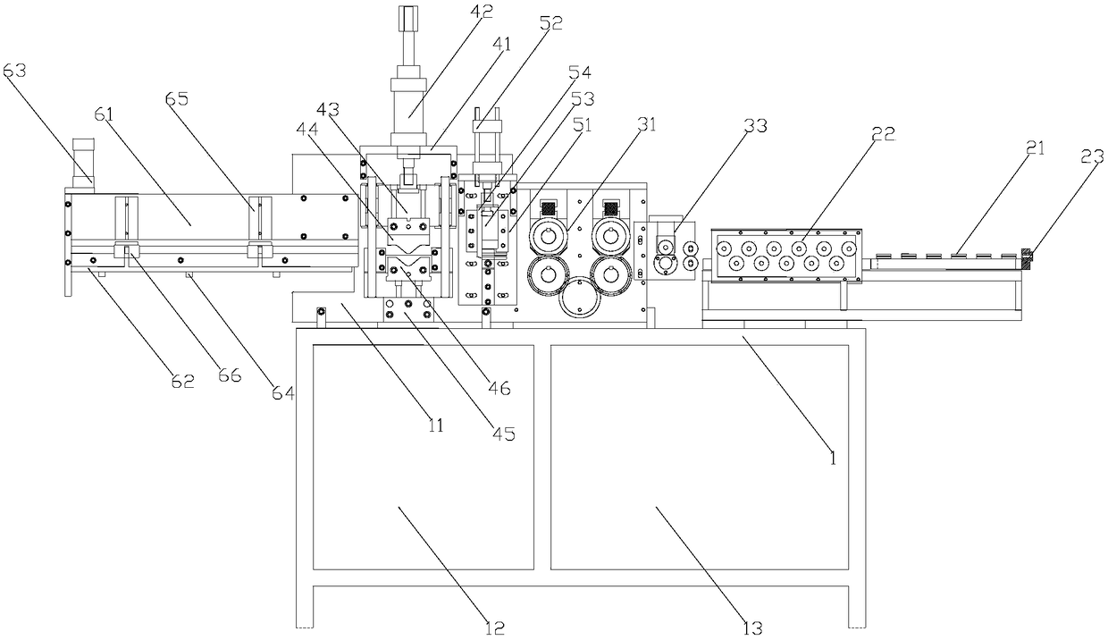 Wavy wire molding machine