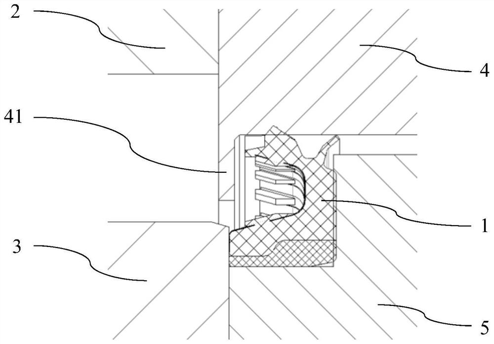 Sealing ring and sealing unit