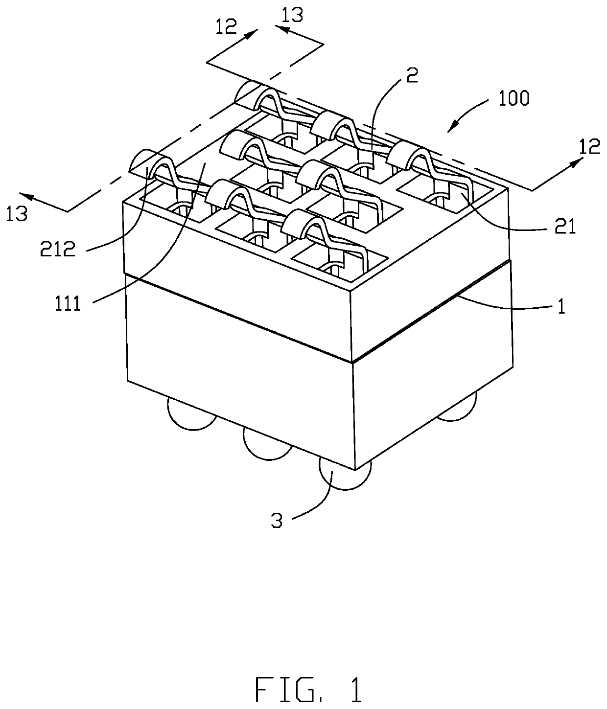 Electrical connector with hybrid contact set