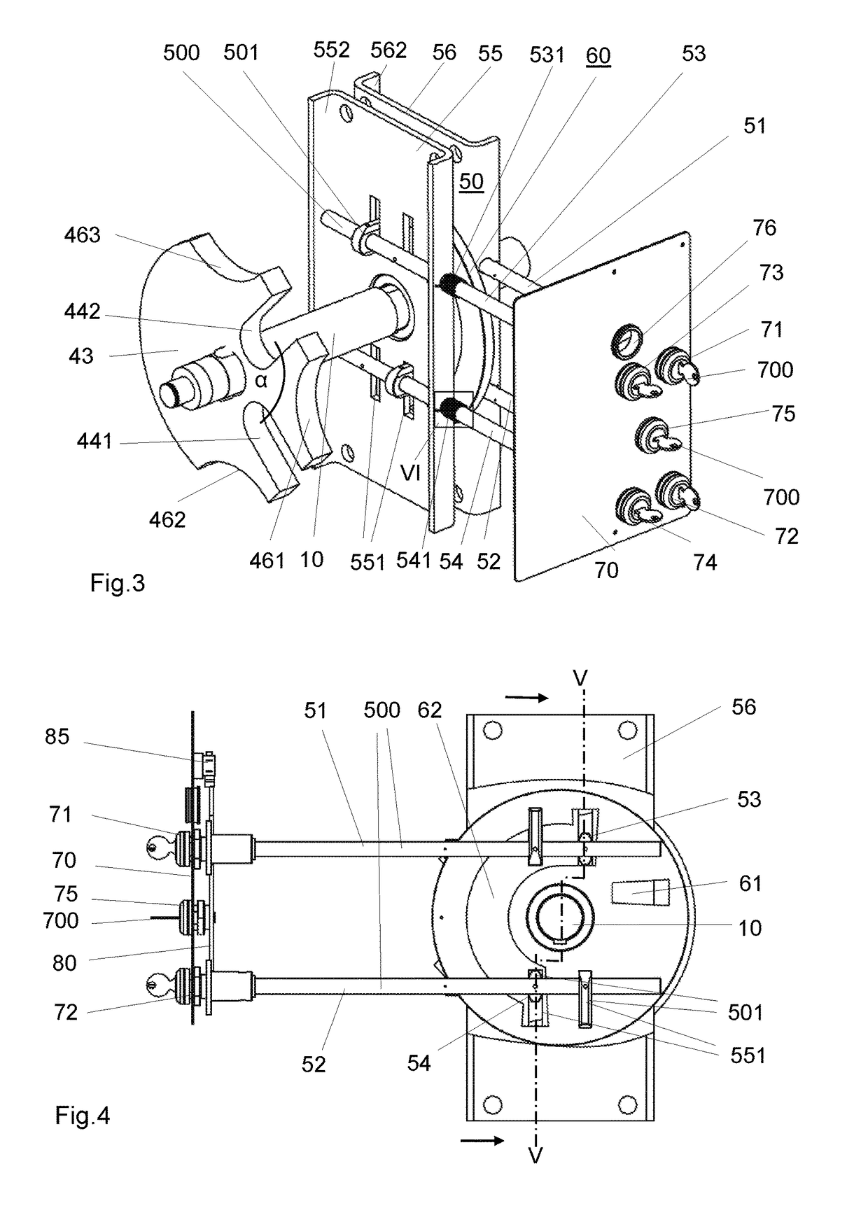 Locking device for high-voltage switchgear