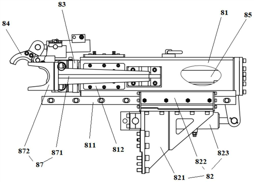 Automatic rod adding device and rod adding method for coal mine underground tunnel drilling rig