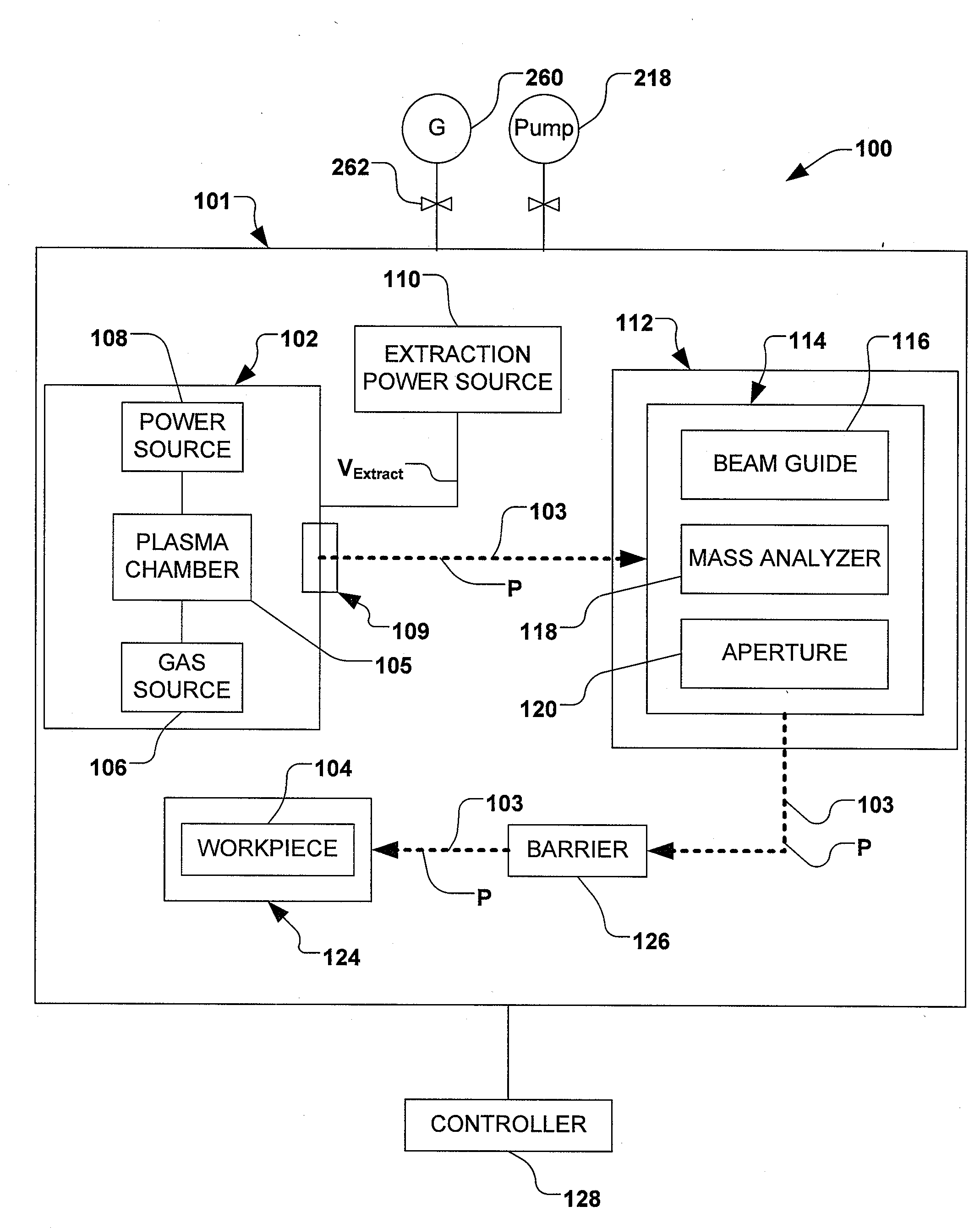 Control of particles on semiconductor wafers when implanting boron hydrides