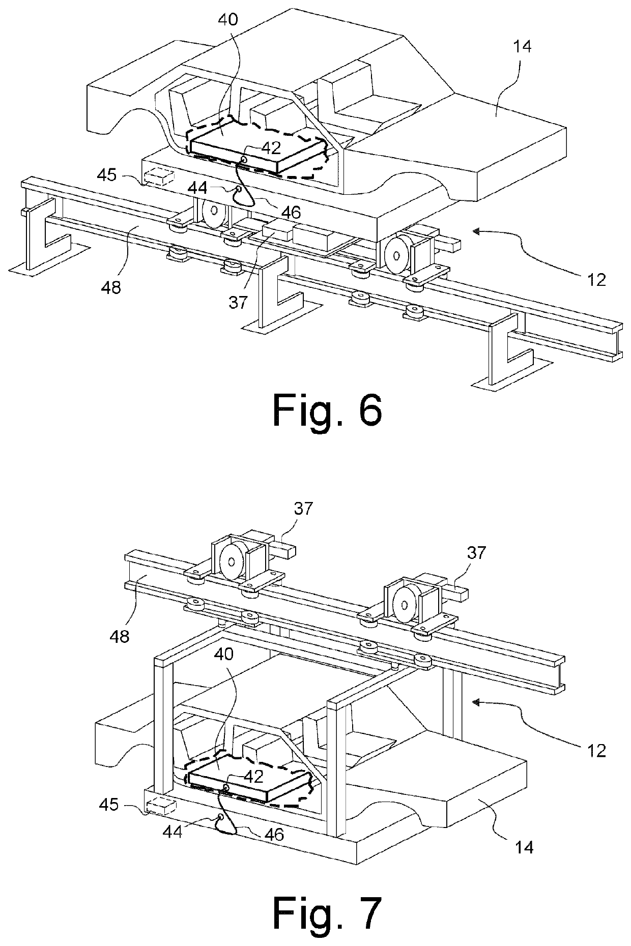 Method and vehicle for conveying an electrically driven motor vehicle during assembly thereof